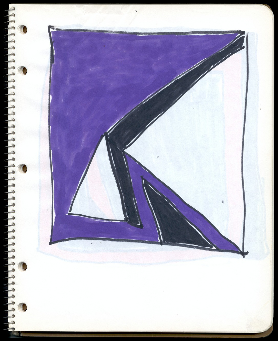 Frank Stella, sketchbook, 1966