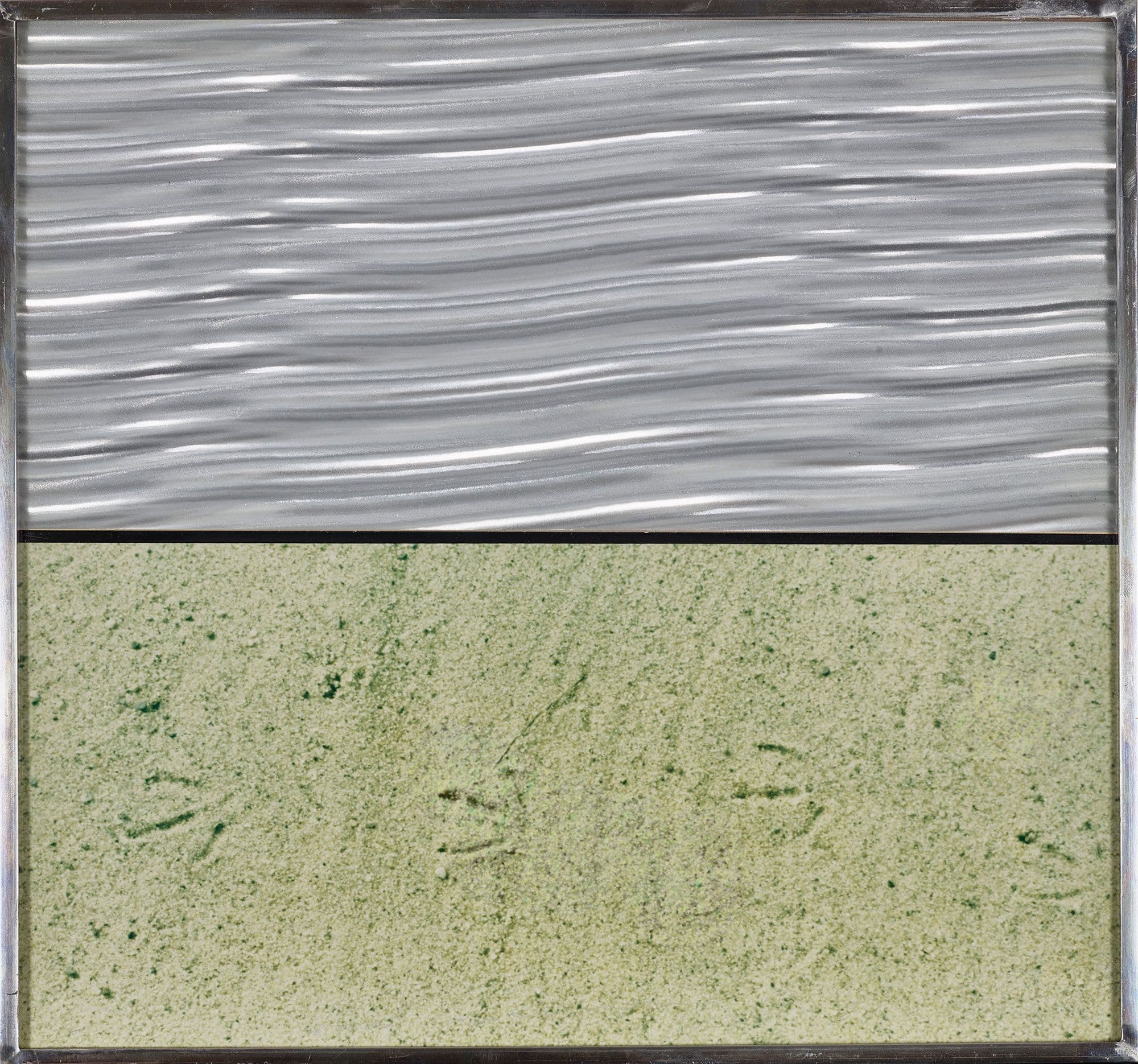 Roy Lichtenstein American, 1923-1997 Landscape No. 10, 1967 Silkscreen on Rowlux, 15 3/8 x 16 3/8 in. (39.1 x 41.6 cm), height x width