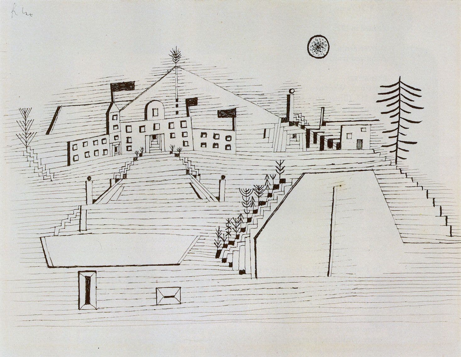 Sommerschloss bei beride, Paul Klee