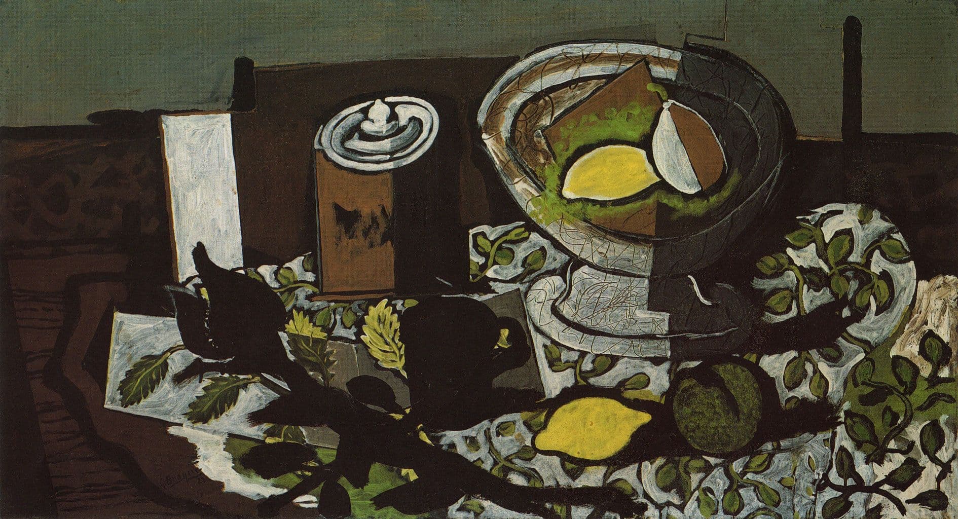 La rose noire, 1927, Georges Braque