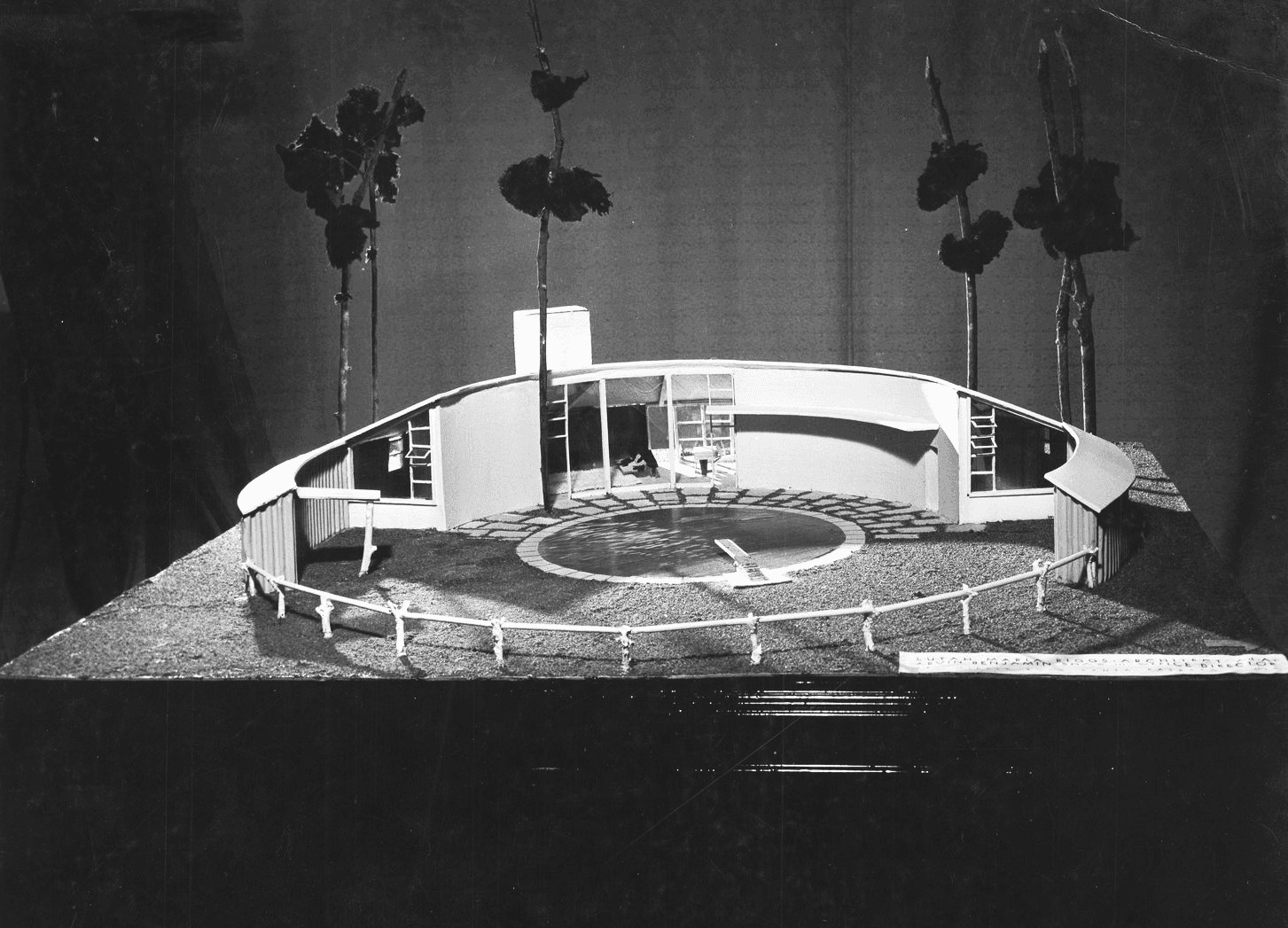 Lutah Maria Riggs (American, 1896–1984) and Arvin B. Shaw III (American, 1916–73), Model of the Emily and Burton Tremaine ranch house near Barringer Meteor Crater, Arizona, circa 1947.