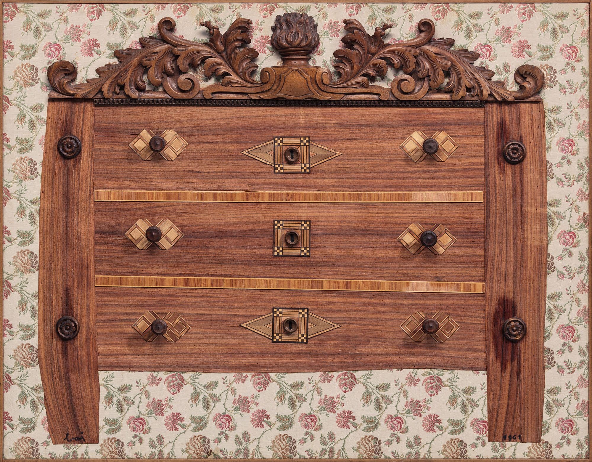 Enrico Baj Furniture Style Gift of Mr. and Mrs. Burton Tremaine 1969.13.1