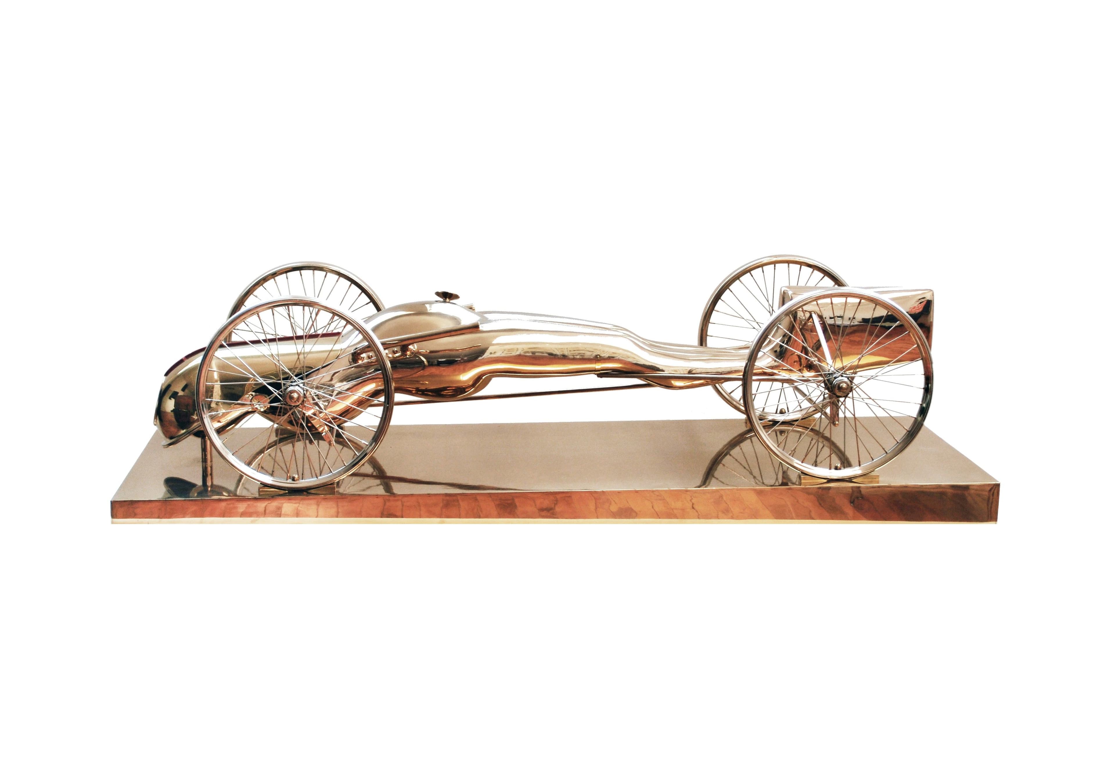 Carman bronze sculpture