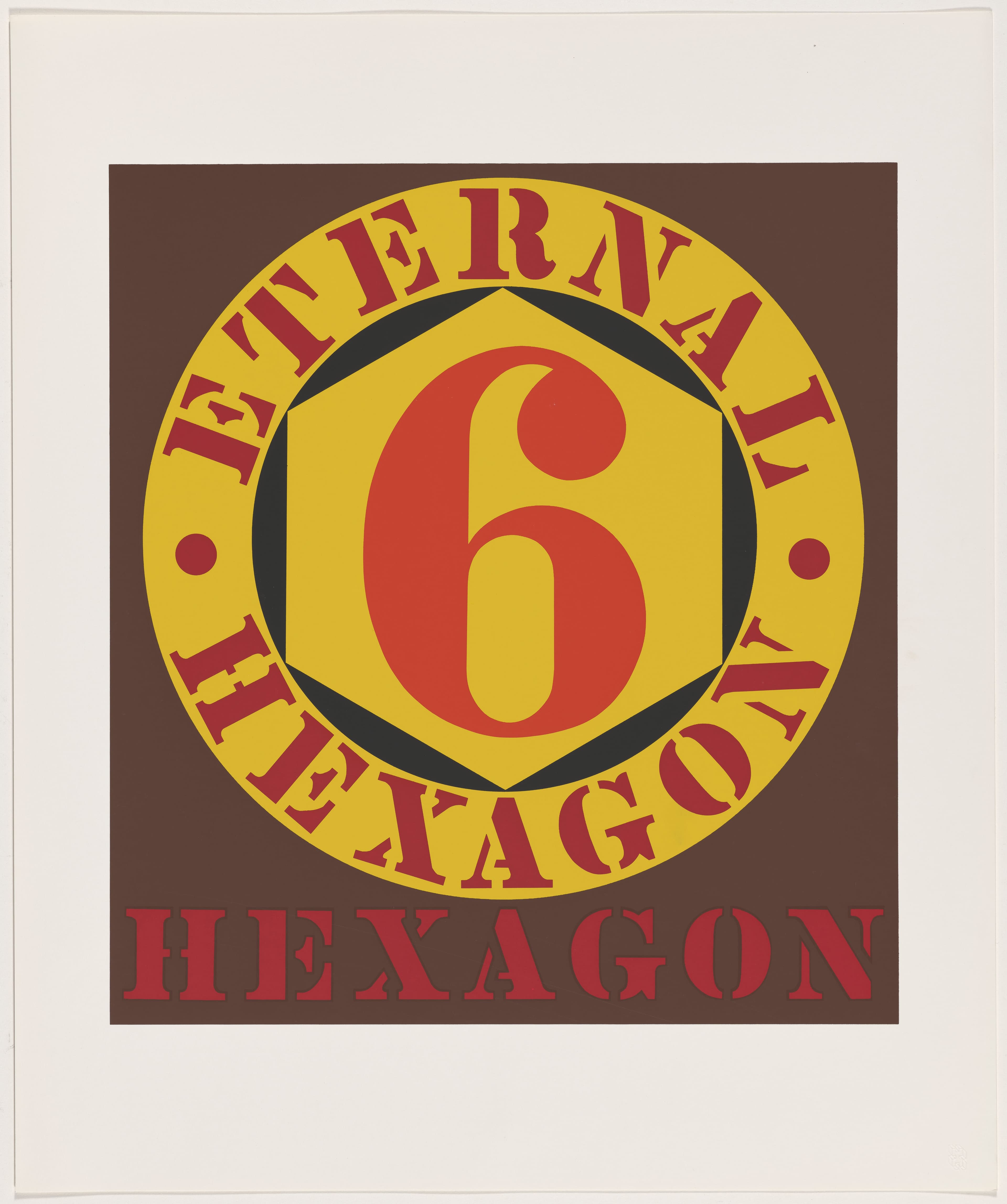 Eternal Hexagon by Robert Indiana
