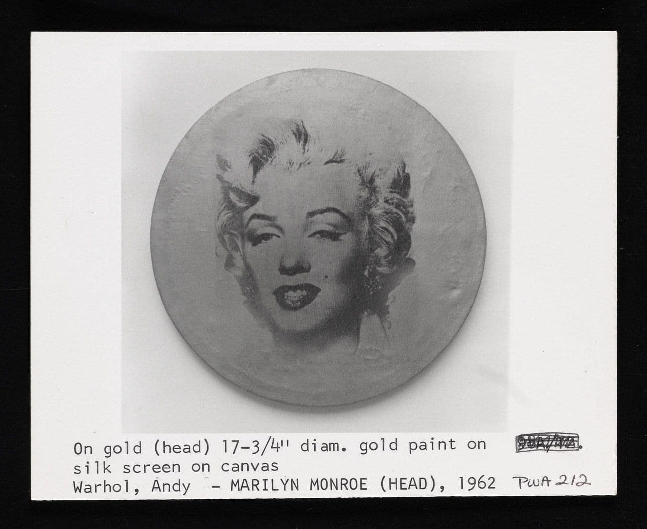 Andy Warhol, Round Marilyn