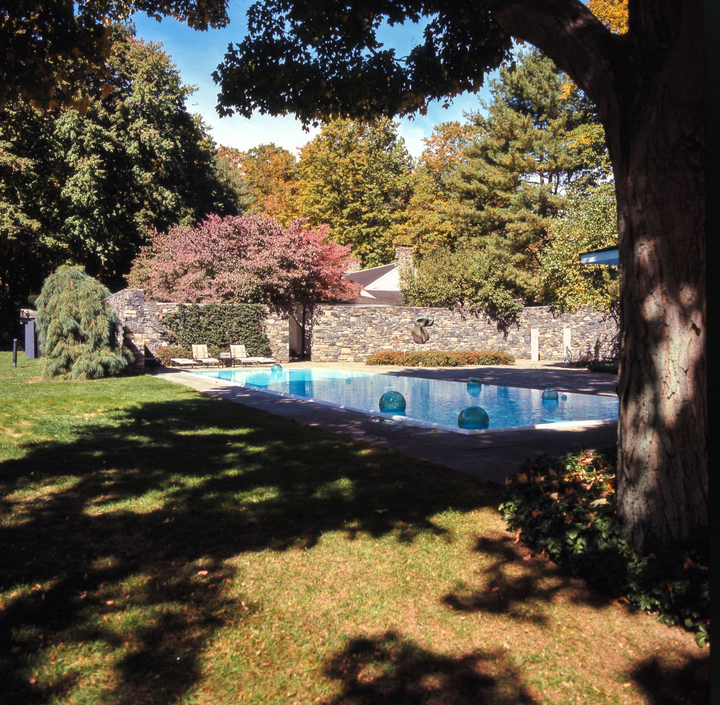 Pool at the Tremaine's home in Madison