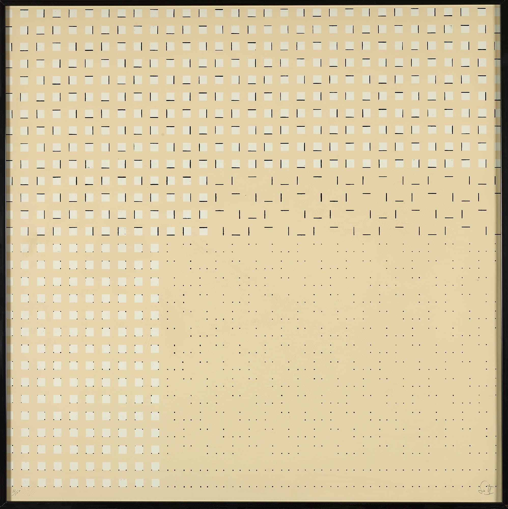 Jesus Raphael Soto Venezuelan, 1923-2005 Sotomagie, 1967 Silkscreen on acrylic, ed. 33/100, 23 1/2 x 23 1/2 in. (59.7 x 59.7 cm), height x width