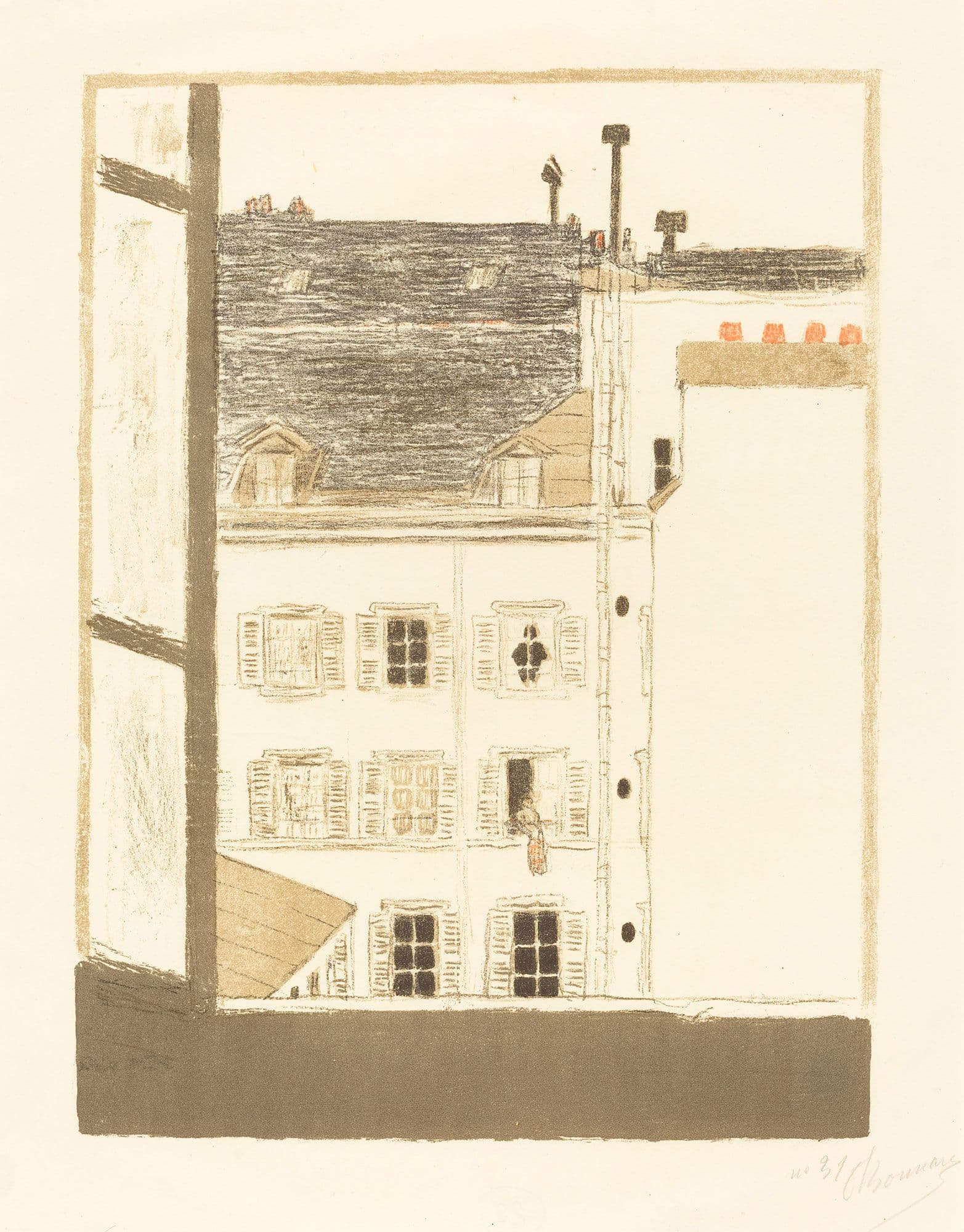 Pierre Bonnard House in the Courtyard (Maison dans la cour) Gift of Mr. and Mrs. Burton Tremaine 1971.86.3