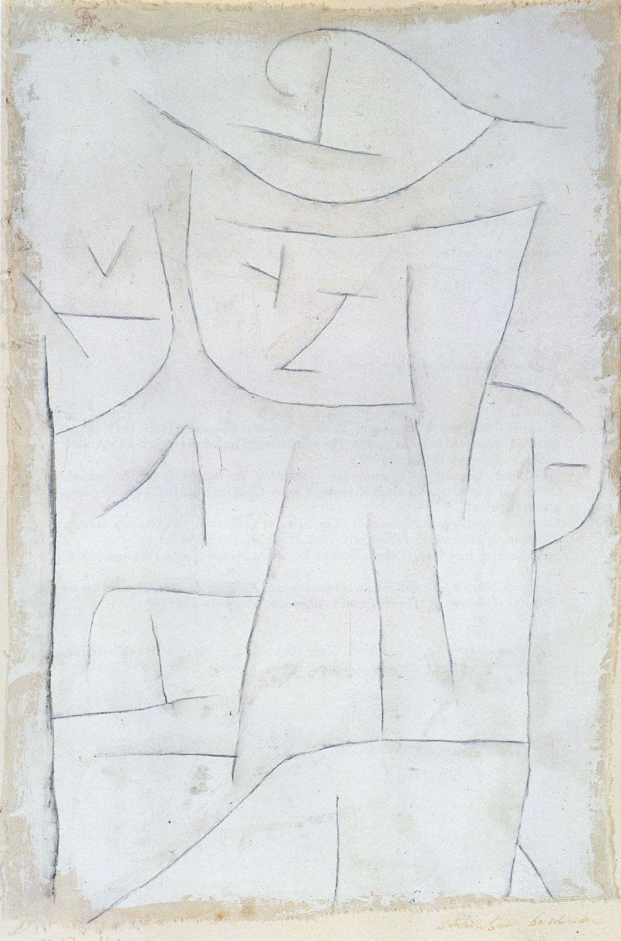 Scheinbar bescheiden (Seemingly Modest), Paul Klee