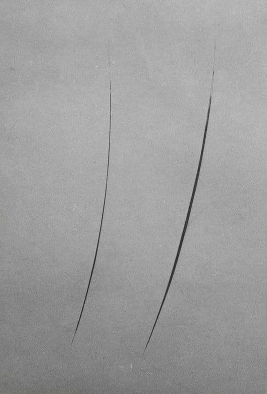 Lucio Fontana, White Painting, c. 1960