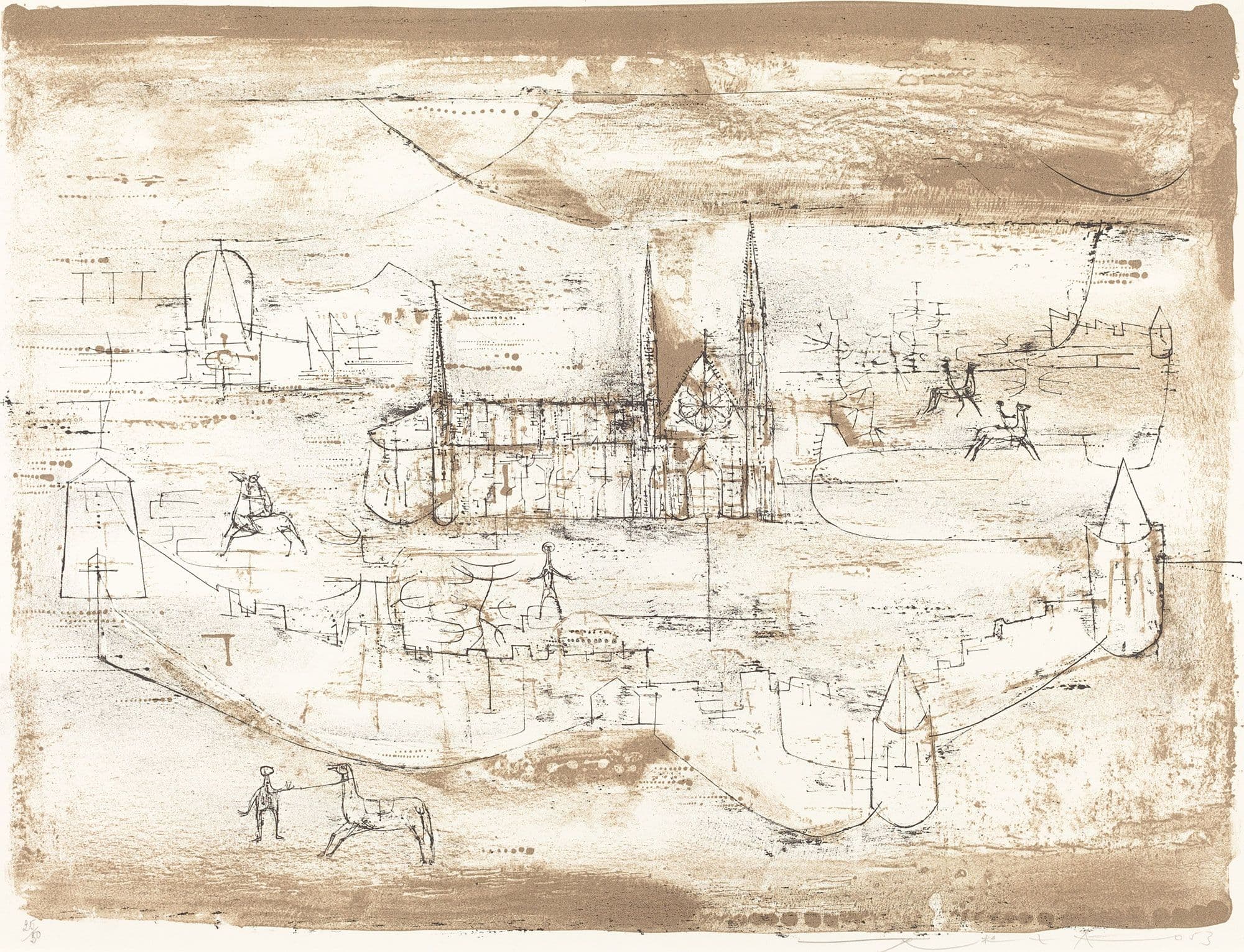 Zao Wou-Ki The Old City Gift of Mr. and Mrs. Burton Tremaine 1971.86.45