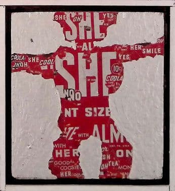 2 Hershey Collages, Al Hansen