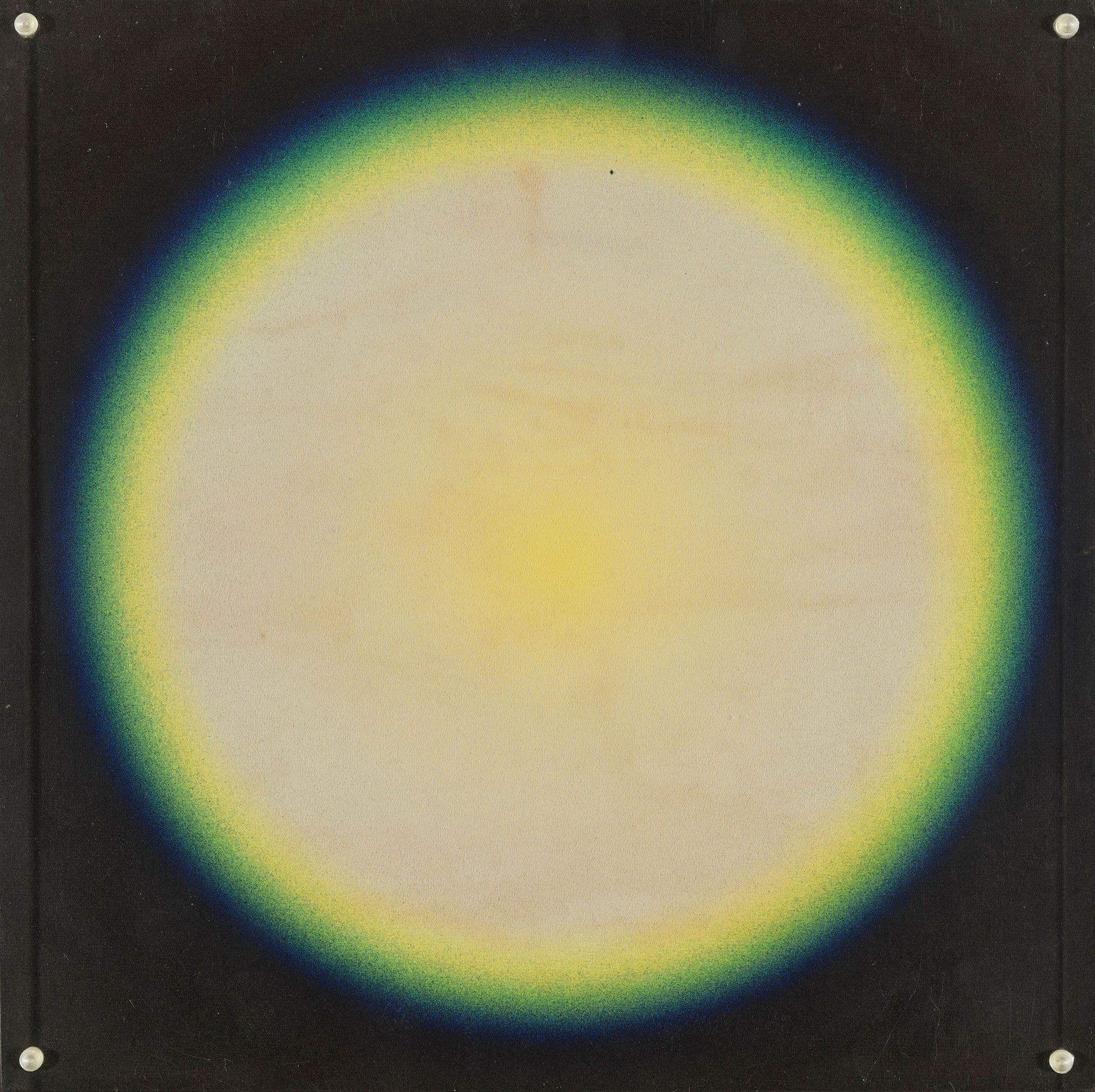 Peter Sedgley English, born 1930, active in Germany Composition, 1966, 1966 Silkscreen on paper, 7 x 7 in. (17.8 x 17.8 cm), height x width