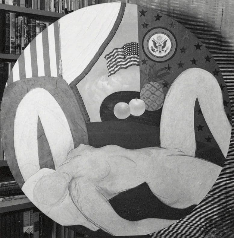 Tom Wesselmann, Great American Nude (Tondo)
