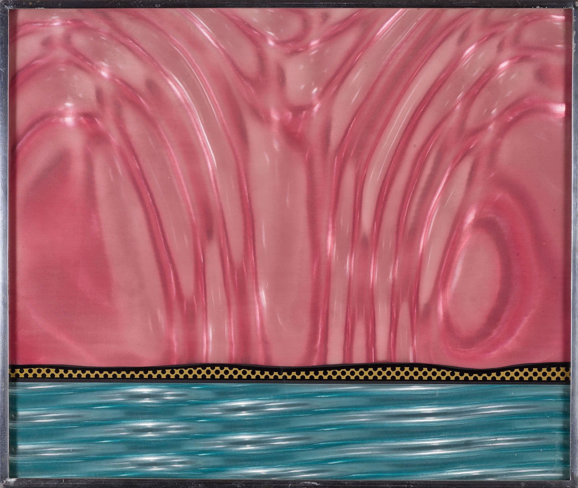 Roy Lichtenstein American, 1923-1997 Landscape No. 5, 1967 Silkscreen on Rowlux, 14 9/10 x 17 1/2 in. (37 x 44.5 cm), height x width