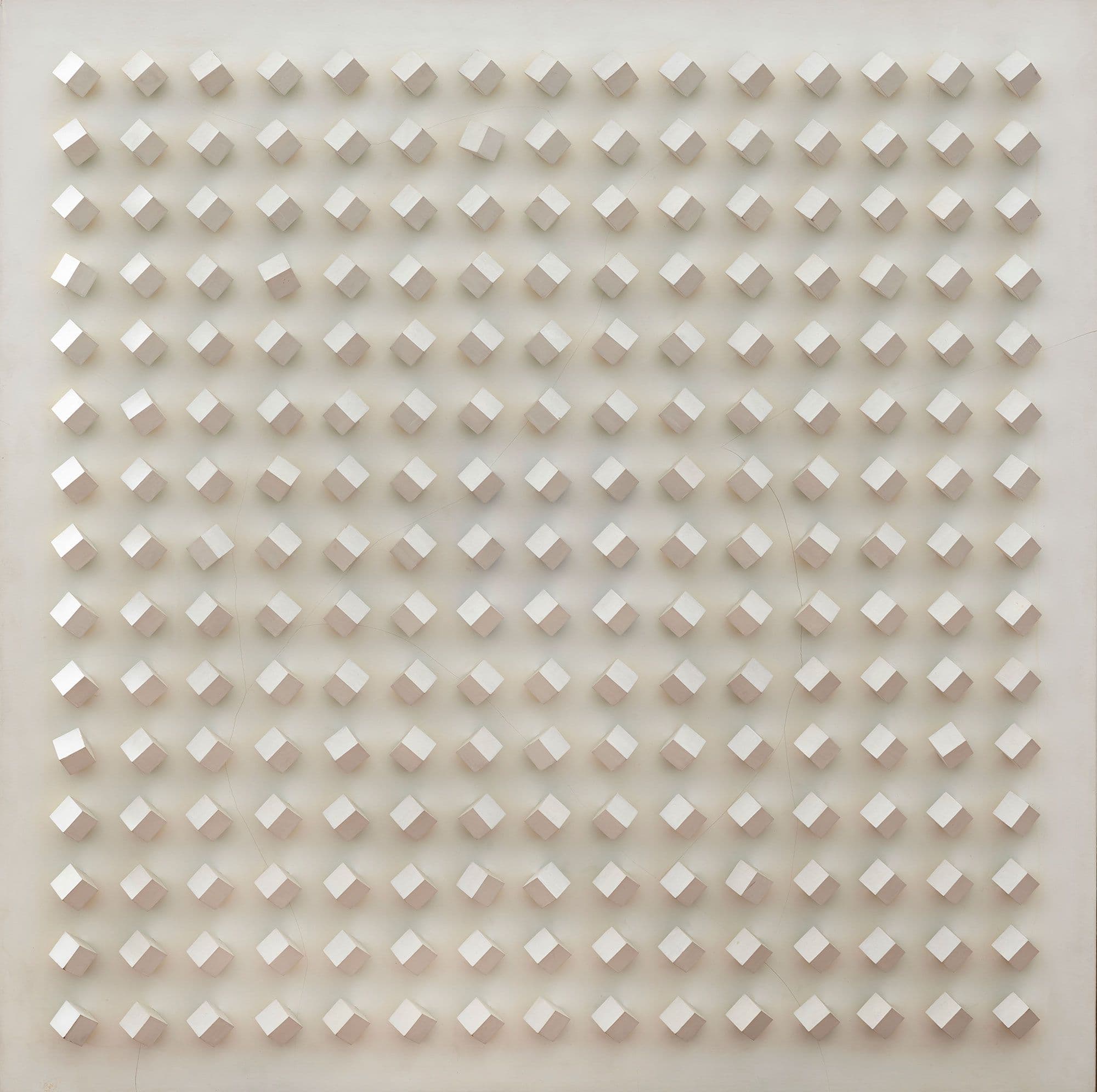 Luis Tomasello Argentinian, 1915-2014, active in France Atmosphere Chromoplastique N.150, 1965 Painted wood, 39 1/4 x 39 in. (99.7 x 99.1 cm), height x width