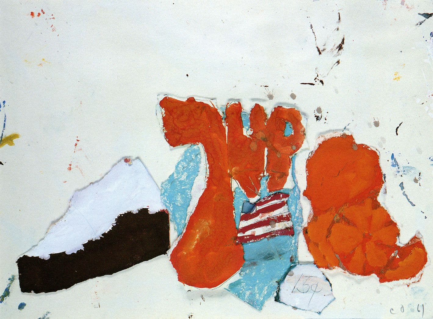 Studies for Store Objects – Pie, 7-Up, Flag, Oranges, Fifteen Cents, Claes Oldenburg