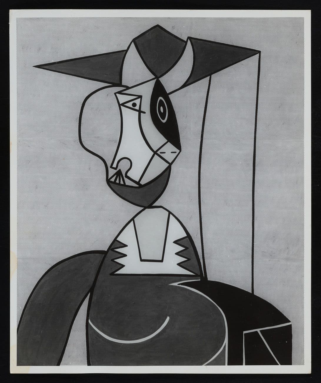 Femme au Chapeau from Emily Hall Tremaine's artist file for Roy Lichtenstein