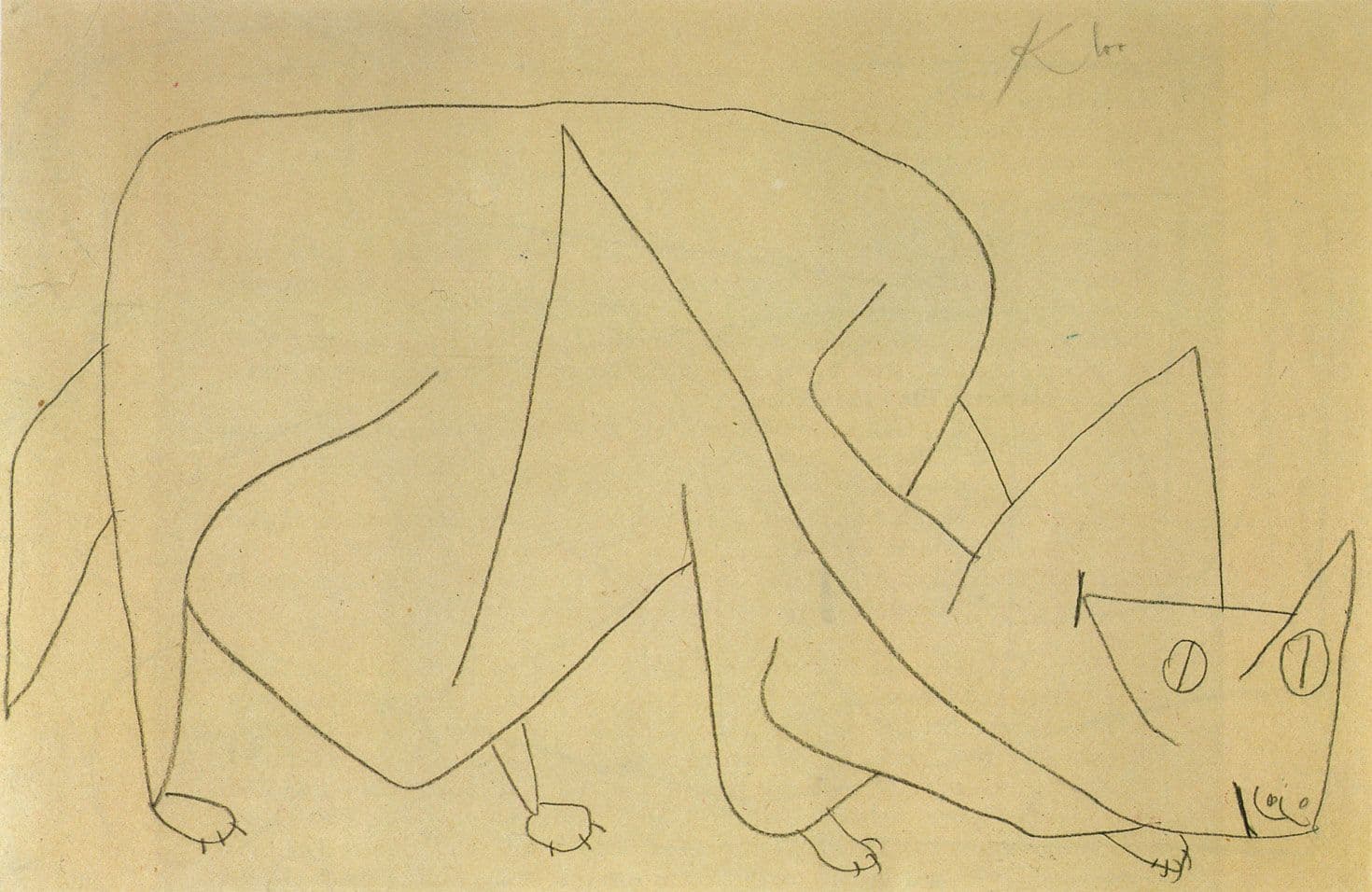 Lurking Cat, Paul Klee
