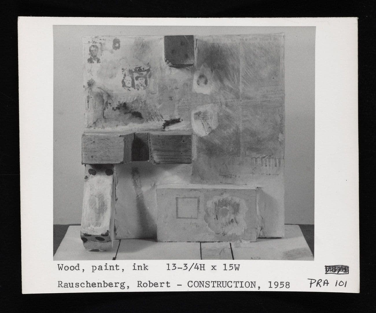 Robert Rauschenberg, Construction