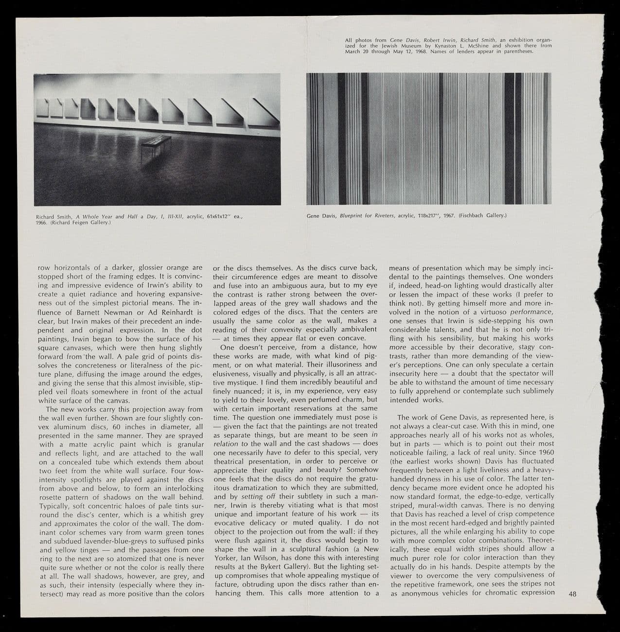 learning differences - emily hall tremaine foundation... Untitled by Robert Irwin